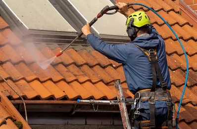 Démoussage et hydrofuge de toiture à Flotte